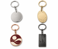 Porte-clés métallique personnalisé sur mesure avec étiquette de bouteille abstraite, logo personnalisé, vente en gros, cadeau d'entreprise, fabricant en gros de porte-clés métalliques