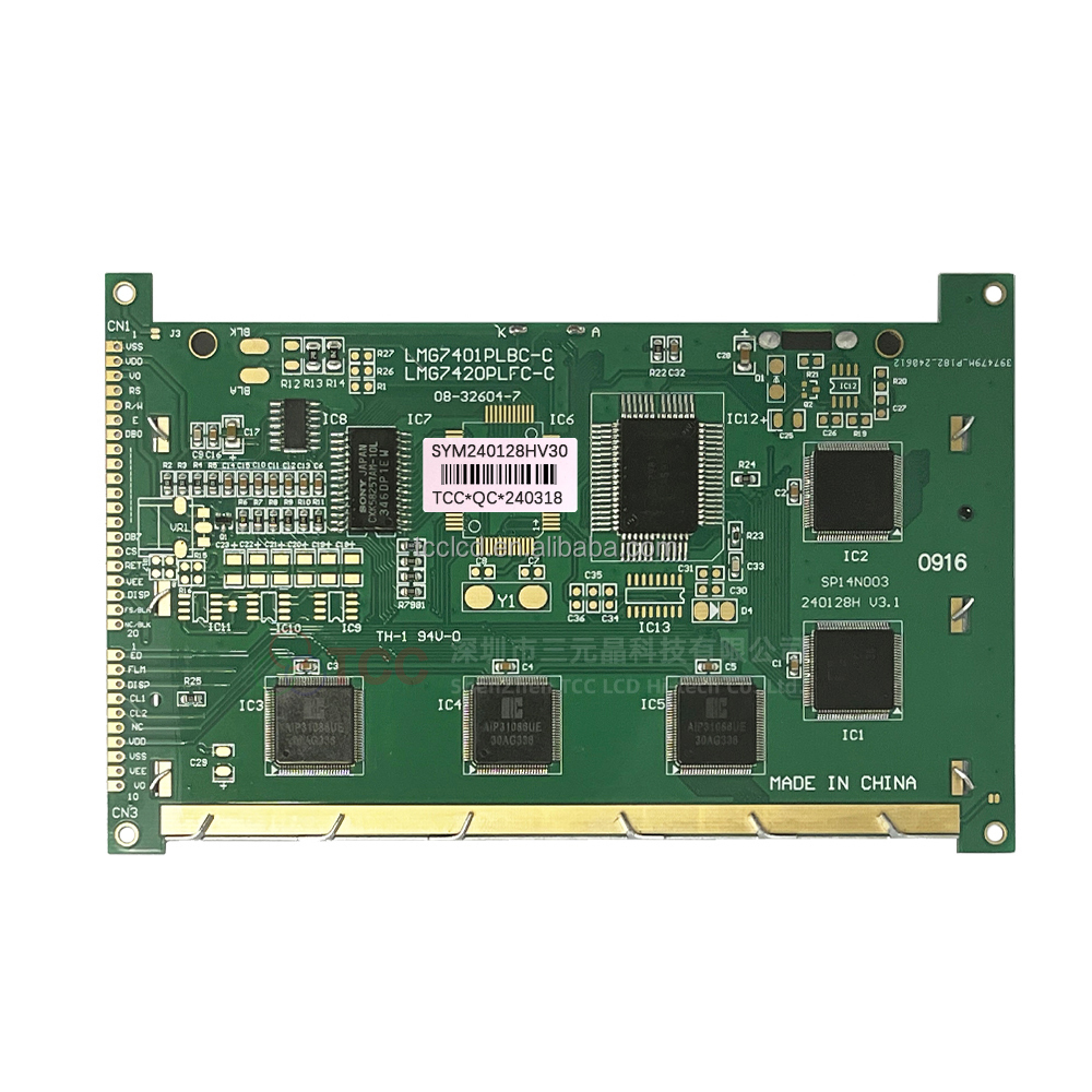 5.5 Inch STN LCD Display with LC7981 Controller - 240x128