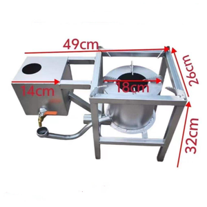 Poêle à huile en acier inoxydable de haute qualité pour l'extérieur avec souffleur et régulateur de vitesse, chauffage au carburant - Product Image 2