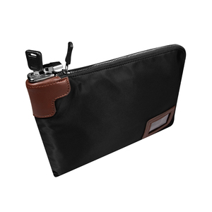 ถุงเก็บเงินแบบมีกุญแจล็อค <span class=keywords><strong>2</strong></span> ดอก กันน้ำ สำหรับเก็บเงินสด ธนบัตร เช็ค และเอกสาร - Product Image 1