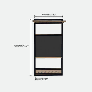 Chinese Fabrikant Zwarte Displayplanken Metalen Opslag Wandplank Moderne Plank Aan De Muur Gemonteerd Voor Erker - Product Image 2