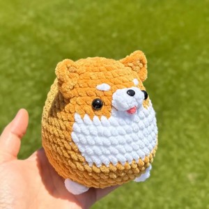 Venta al por mayor de hilo de algodón hecho a mano perro juguete lindo ganchillo Mini cachorro juguete para regalos de bebé Peluche de punto Mini animales Juguetes - Product Image 3