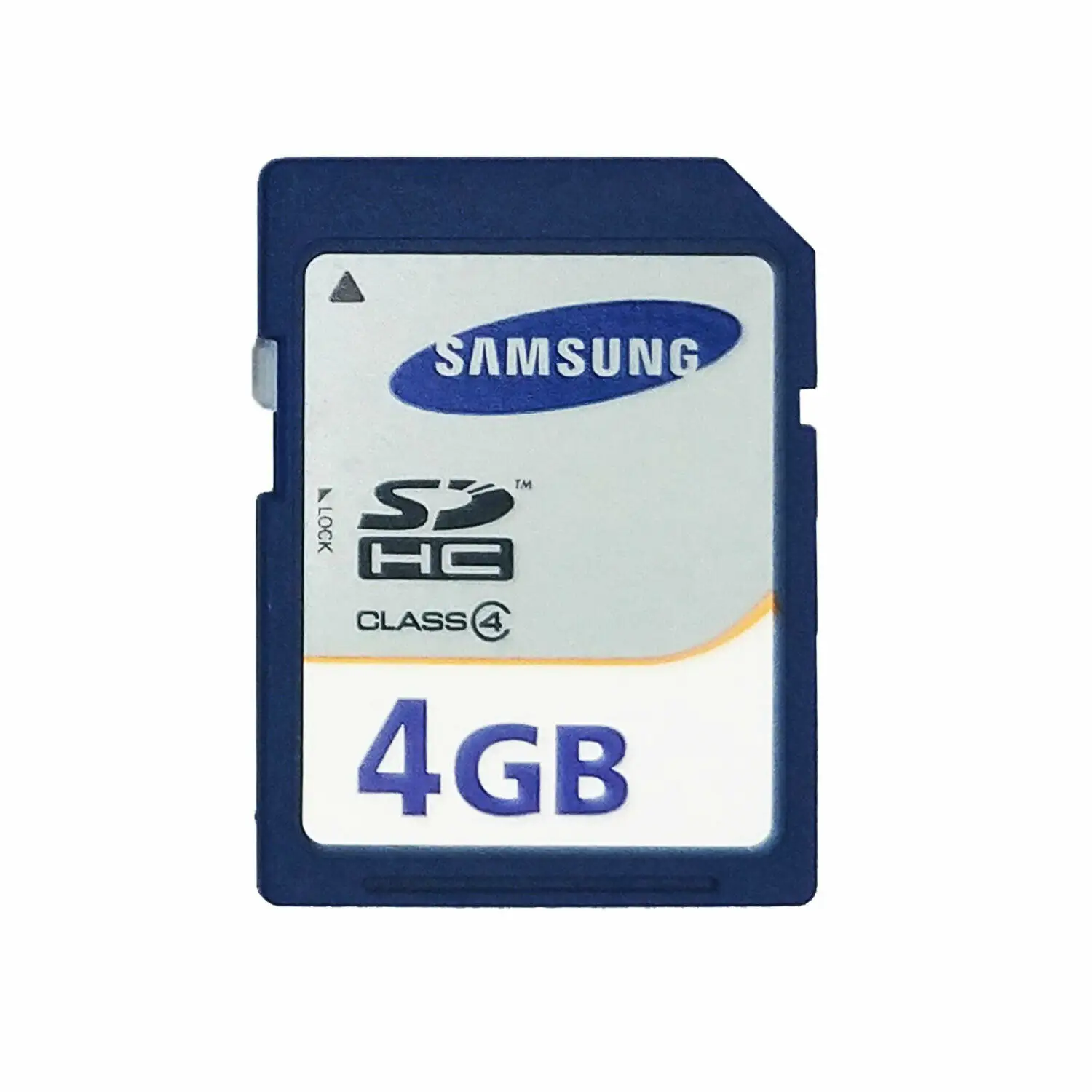 SD Card Memory Card Blue 4GB Secure Digital 4GB Class 4 Camera A SD Card UPC 0023942961710
