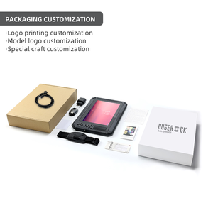 Hugerock T101 1000nits công nghiệp máy quét mã vạch gồ ghề Android Tablet PC máy tính 10.1 inch ruggedized NFC đọc Nhà Văn - Product Image 5