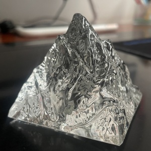 Cristal pulido montaña pirámide volcán Snowberg Torre vidrio para Decoración de mesa y regalo - Product Image 6