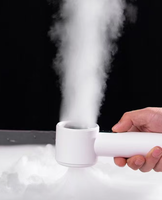 Nouveauté : Ventilateur de bureau USB rechargeable, mini ventilateur portable d'extérieur avec affichage numérique