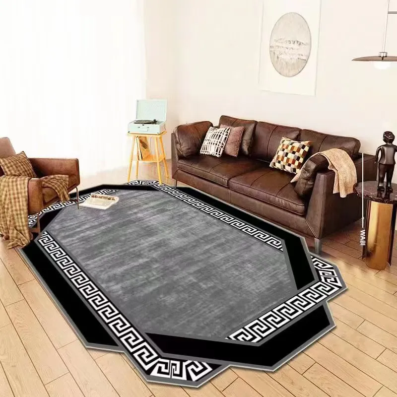 Luxury Living Room Carpet Custom Washable Pattern 3d Carpet Mat Rugs Waterproof Area Rug