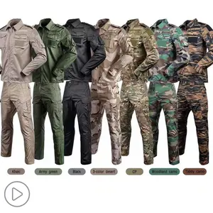 Vestido de abanico táctico de ocio al aire libre, traje de camuflaje todo terreno, traje multicolor de campo para hombre, traje de camuflaje táctico MC, 20 conjuntos