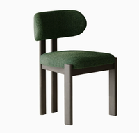 Chaise de salle à manger moderne en bois massif avec siège rembourré pour restaurant, salon, ferme, entrepôt et atelier - Fournisseur chinois