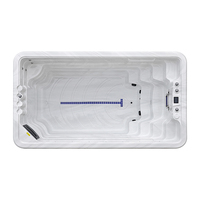Filtres à sable en fibre de verre pour piscines acryliques modernes, spas extérieurs Balboa, échelles en acier inoxydable, usage villa et hôtel, garantie 5 ans