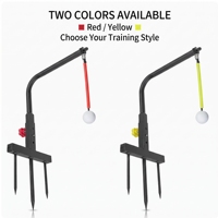 Support d'entraînement de golf rotatif en tube de fer durable pour la pratique du swing, robuste pour la maison et le practice