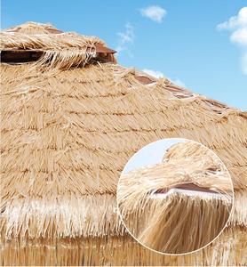 Sombrilla <span class=keywords><strong>de</strong></span> Jardín <span class=keywords><strong>de</strong></span> Lujo <span class=keywords><strong>de</strong></span> 9 pies para Piscina, Parasol <span class=keywords><strong>de</strong></span> Jardín con Base Desplazada, Sombrilla <span class=keywords><strong>de</strong></span> Paja para Exteriores, Patio y Jardín - Product Image 3