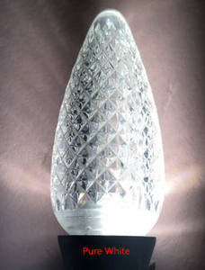 مصباح <span class=keywords><strong>LED</strong></span> قابل للاستبدال GY C9، غطاء تقليدي على شكل فراولة، أضواء عيد الميلاد بقاعدة E17 متوسطة - Product Image 3