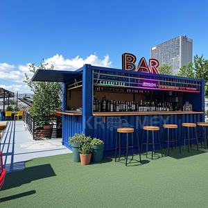 Bar de conteneur maritime de luxe préfabriqué pliable 2025 pour café, restaurant, avec cuisine, à vendre - Product Image 1