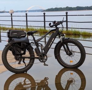 Bicicletta Elettrica con Pneumatici Larghi, Telaio in Alluminio, Batteria al Litio 48V, Motore 750W, Sospensione Completa, Consegna in 5-7 Giorni dal Magazzino USA - Product Image 6