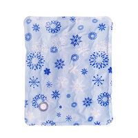 Tapis rafraîchissant pour animaux de compagnie Summer Cool Down, coussin rafraîchissant en gel flocon de neige imperméable, réutilisable, soulagement de la chaleur, lit pour chien et chat