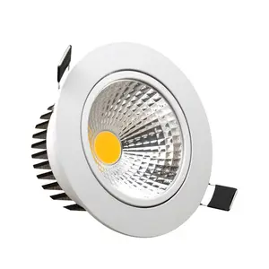 Новый дизайн, 5W 9W 10W 15W 20W 85V-265VAC, черный Встраиваемый светодиодный потолочный прожектор