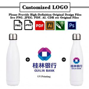 Gobelet isotherme en acier inoxydable à double paroi de 350 ml, 500 ml, 750 ml, 1000 ml, en forme de bouteille de cola, avec couvercle - Product Image 4