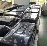 Caja de equipo de herramientas de lado externo de maletero de almacenamiento exterior de vehículo de alta calidad adecuada para Land Rover Defender bolsa lateral negro blanco