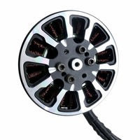 Moteur à rotor externe personnalisé OEM ODM à couple élevé 99,1W CW 4857/4730RPM 24V IP55 69,6mm pour UAV, inspection agricole, logistique BL6939W