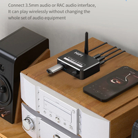 Convertisseur audio numérique-analogique DAC, adaptateur numérique SPDIF optique Toslink vers prise 3,5 mm 3,5 AUX RCA L/R, récepteur Bluetooth 5.1