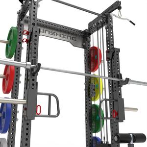 Máquina de <span class=keywords><strong>Poleas</strong></span> Cruzadas Multifuncional para Gimnasio, Equipo de Fitness con <span class=keywords><strong>Poleas</strong></span> Altas y Bajas, <span class=keywords><strong>Jaula</strong></span> de Sentadillas, Uso Comercial, Acero - Product Image 3
