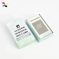 Jeu de cartes à gratter imprimées en offset en usine