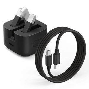 อะแดปเตอร์ชาร์จไฟแบบพับได้ Universal 20W USB Type-C พร้อมปลั๊กแบบ UK รองรับการชาร์จเร็ว PD ป้องกันไฟไหม้ สำหรับโทรศัพท์มือถือ หูฟัง และสมาร์ทวอทช์ - Product Image 2