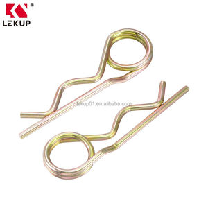 Kit d'assortiment de goupilles fendues de type R DIN11024, attaches à ressort à double spirale, goupilles de raccordement M4 en acier inoxydable 316 - Product Image 5