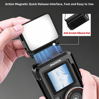 Mini lampe LED magnétique étanche à adsorption, portable, pour la beauté et la vidéo, compatible DJI Osmo Action / Pocket 3, pour la photographie de vlog