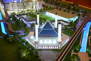 Modello di costruzione in futuro/modello architettonico 3d/palestra modello - Product Image 2