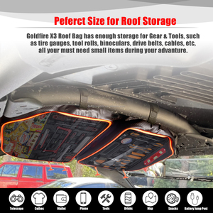 Bolsa de almacenamiento superior UTV, bolsa de almacenamiento para techo superior, compatible con <span class=keywords><strong>Can</strong></span> <span class=keywords><strong>Am</strong></span> <span class=keywords><strong>Maverick</strong></span> <span class=keywords><strong>X3</strong></span> 2017 <span class=keywords><strong>2018</strong></span> 2019 2020 <span class=keywords><strong>Maverick</strong></span> <span class=keywords><strong>X3</strong></span>, accesorios - Product Image 2