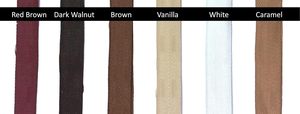 <span class=keywords><strong>Cinta</strong></span> <span class=keywords><strong>de</strong></span> tela para persianas venecianas <span class=keywords><strong>de</strong></span> 2 pulgadas, 25x44x54mm - 6 colores (20 pies, poliéster, rojo marrón) - Product Image 4