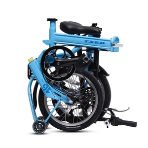 <span class=keywords><strong>Bicicleta</strong></span> Plegable TXED de Tres Pliegues, 16 <span class=keywords><strong>Pulgadas</strong></span>, 3 Velocidades, Frenos V, Horquilla de Acero, Pedales Ordinarios - Product Image 5