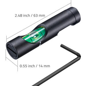 Soporte de Abrazadera de Nivel de Burbuja Antivuelco de Alta Precisión de 20 mm con Ranura Táctica, Aleación de Aluminio, Accesorios de Caza - Product Image 2