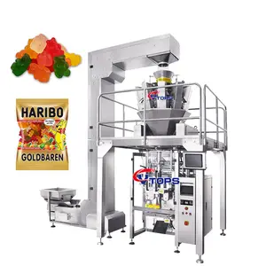 10g 20g 30g 40g 50g Frozen Fruit 4 Side Seal Bag Form Fill Seal Machine French Fries Packaging Machine