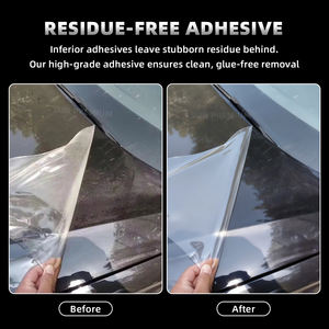 Film d'emballage de voiture transparent PPF TPH taille 1.52x15m protège la carrosserie et améliore l'effet de peau de la caméra - Product Image 3