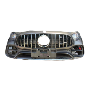 Kit de protection de pare-chocs avant Mercedes <span class=keywords><strong>GT</strong></span> X190 d'occasion, feux antibrouillard, matériau ABS noir, modèles AMG <span class=keywords><strong>GT</strong></span> C190, garantie de 6 mois, universel 100% - Product Image 3