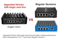 Mini PC Industrial Sin Ventilador Topton, Versión Superior, Intel I7 I5 8505 J6412 J5005 6305, 4x 2.5G LAN, Servidor Doméstico, PfSense, Proxmox, AES-NI
