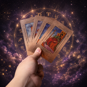 En stock – Jeu de 78 cartes de <span class=keywords><strong>tarot</strong></span> mystiques et oracle en feuille d'or rose – Divination, Astrologie, Prédiction du futur – Coffret cadeau – Logo personnalisé OEM - Product Image 2