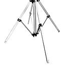 Séchoir télescopique extérieur en aluminium de grande capacité 28 cordes 65 pieds coupe-vent rotatif Style parapluie fixe sol métal - Product Image 2