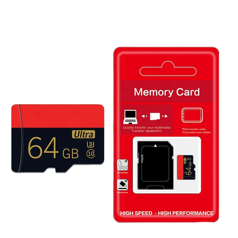 Custom Logo Memory SD Card 1GB 2GB 4GB 8GB 16GB 32B 64GB 128GB U1 U3 high speed Micro Memory sd Card