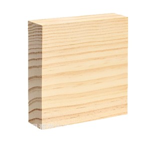 <b>Wooden</b> Square <b>Blocks</b> Pine Paulownia Natural Color Art Display Handicraft DIY Materials Bulk Pack - Product Image 2