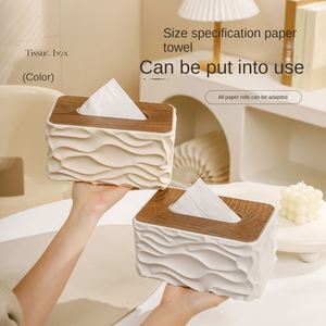 Boîte à mouchoirs de bureau <span class=keywords><strong>en</strong></span> <span class=keywords><strong>plastique</strong></span> moderne et durable, grande capacité, pour la maison, le salon, boîte de rangement pour serviettes - Product Image 1
