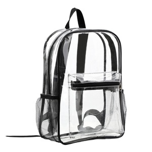 OEM High Quality Customized PVC Bag and School Clear Backpack with Customized Logo - Product Image 3