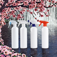 500ml 8oz 16oz Blanc Vide En Plastique Déclencheur Vaporisateur pour Eau Désodorisant Nettoyage