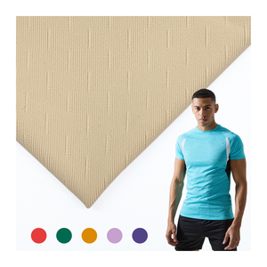 Tasarım Stili Erkek Spor Tişörtü Örme Jakarlı Kumaş, Özel Renkli Naylon Jakarlı Kumaş - Product Image 1