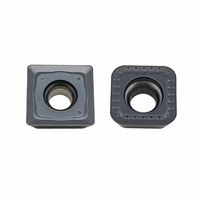Plaquettes de fraisage en carbure CNC SDMT120408-D57 SDMT120405 pour l'usinage de l'acier inoxydable