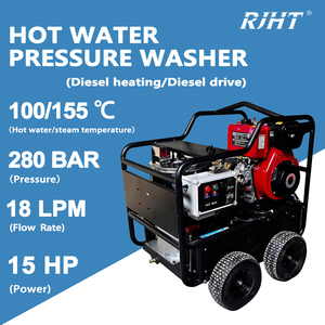 RJHT - 2818HD 280 bars 15 CV Nettoyeur Haute Pression à Eau Chaude 18L pour Nettoyage Intensif et Puissant 280 B - Product Image 1