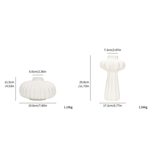 Vases en céramique floraux décoratifs pour décoration de maison vente en gros de céramique nordique <span class=keywords><strong>moderne</strong></span> <span class=keywords><strong>rustique</strong></span> <span class=keywords><strong>moderne</strong></span> écologique fait à la main Art déco - Product Image 6